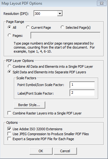 Elements Of Map Pdf Map Layout Editor Menu Options