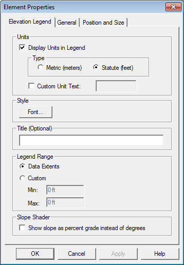 Map Layout Editor Menu Options