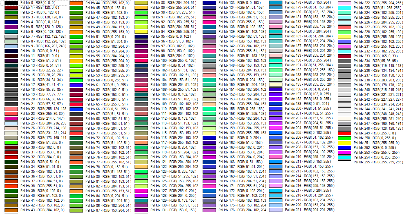 Color hex code