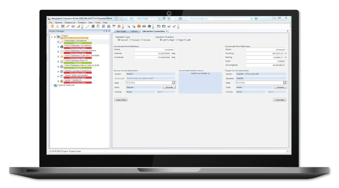 Geographic Calculator