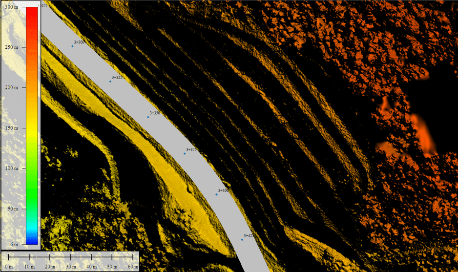 WMS over a generated DTM