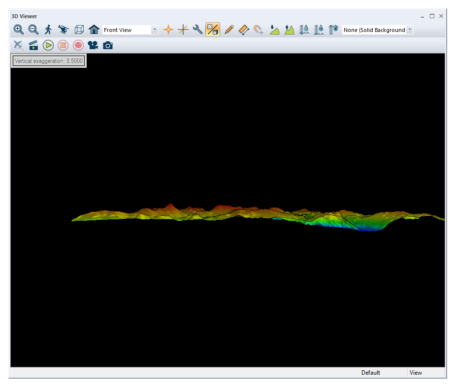 3D Viewer Front View 
