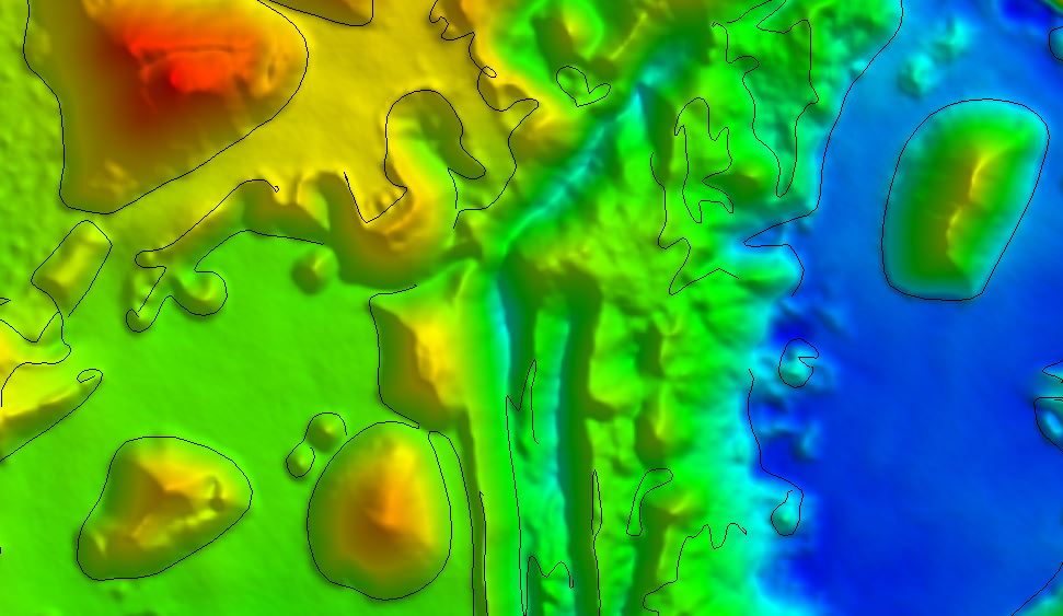 breaklines for elevation data in Global Mapper 