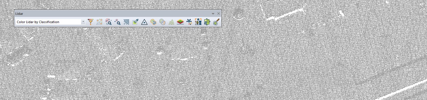 A grey point cloud