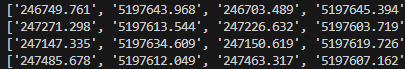 CSV file 