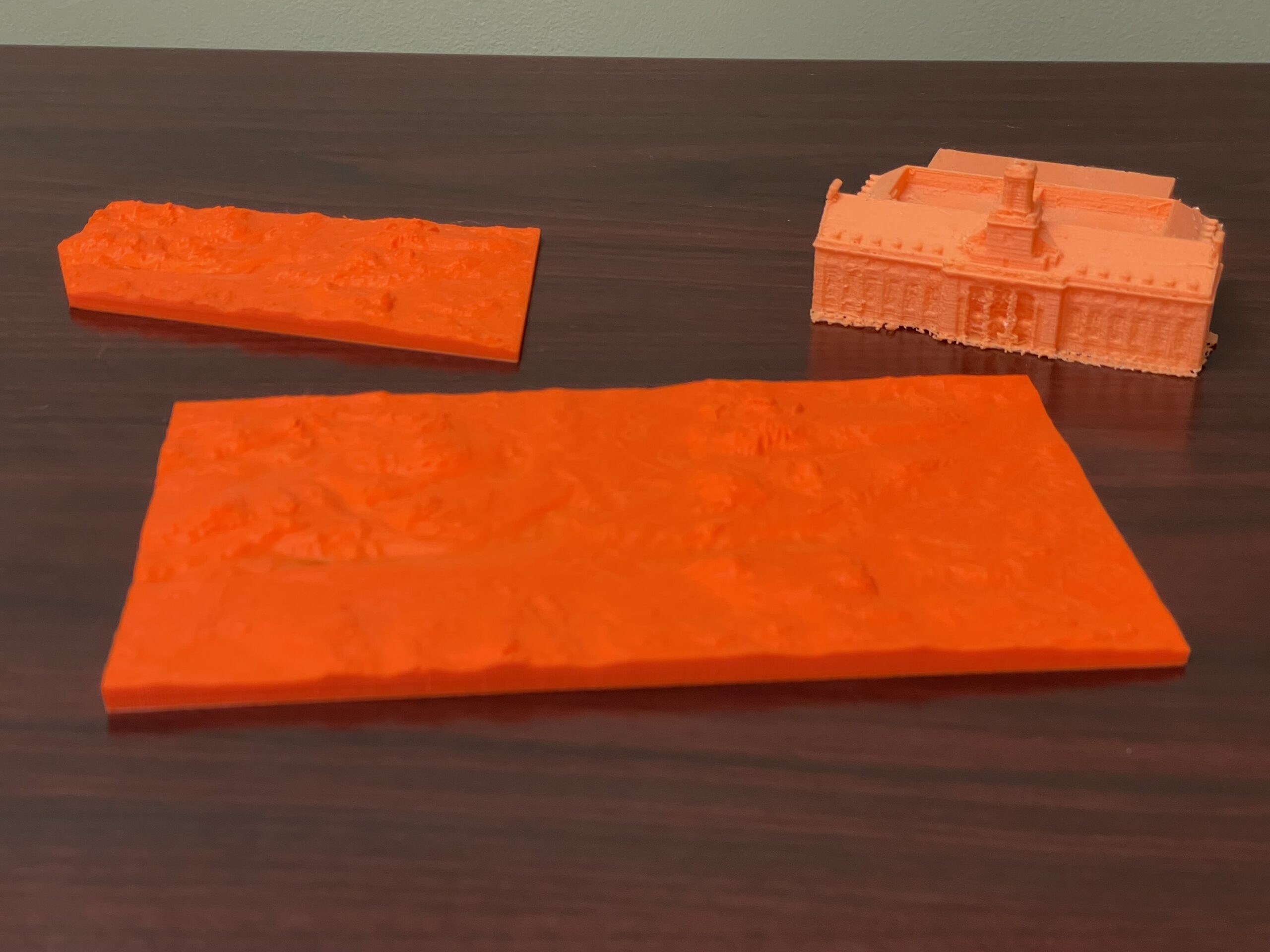 3D-gedruckte Modelle aus Geodaten