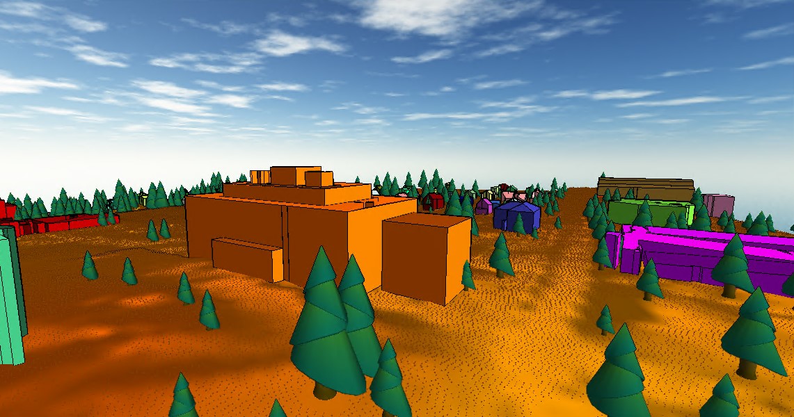Buildings can be extracted from lidar data with Global Mapper’s built-in tools.