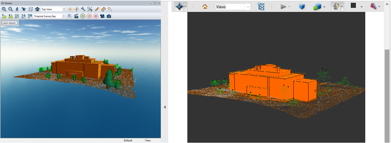 3D GeoPDF im Vergleich zum 3D-Viewer von Global Mapper 