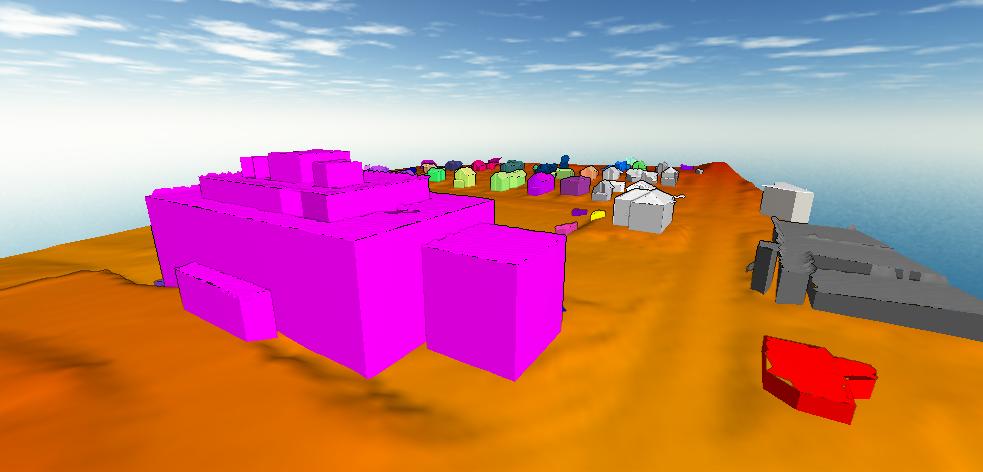 Creating mesh features in Global Mapper 