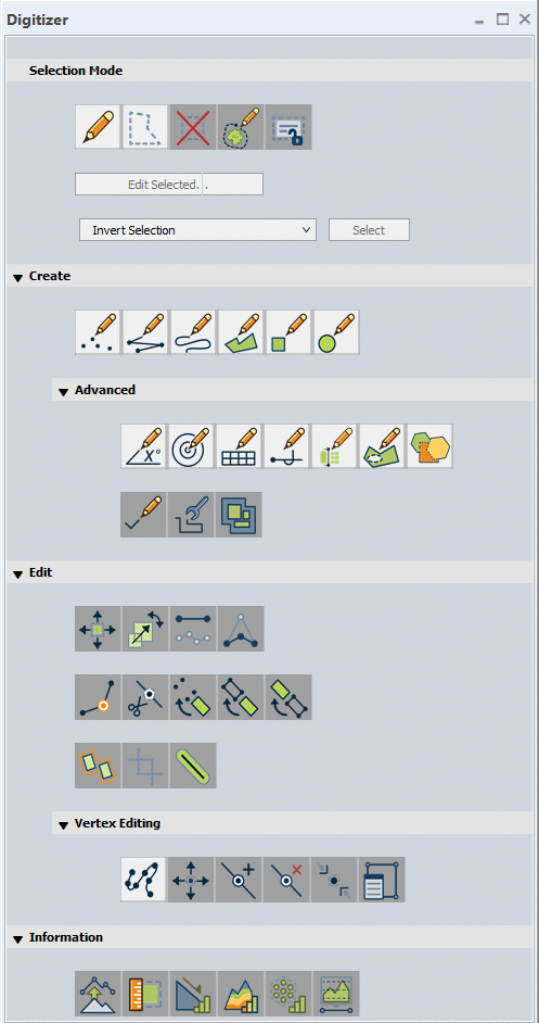 User friendly GIS vector editing tools